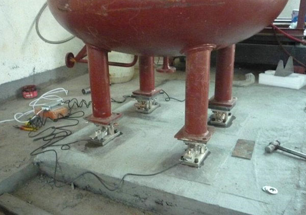 Silo Weighing of Load Cells